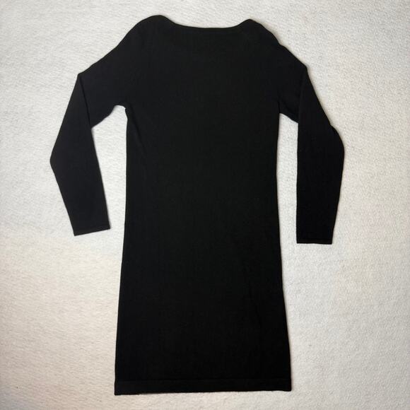Hayden Cashmere Dress - Black and Grey Animal Print - Picture 8 of 8